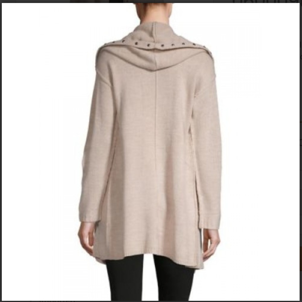NWT Style & Co. Hood Stud Open-Front Cardigan PLUS_2